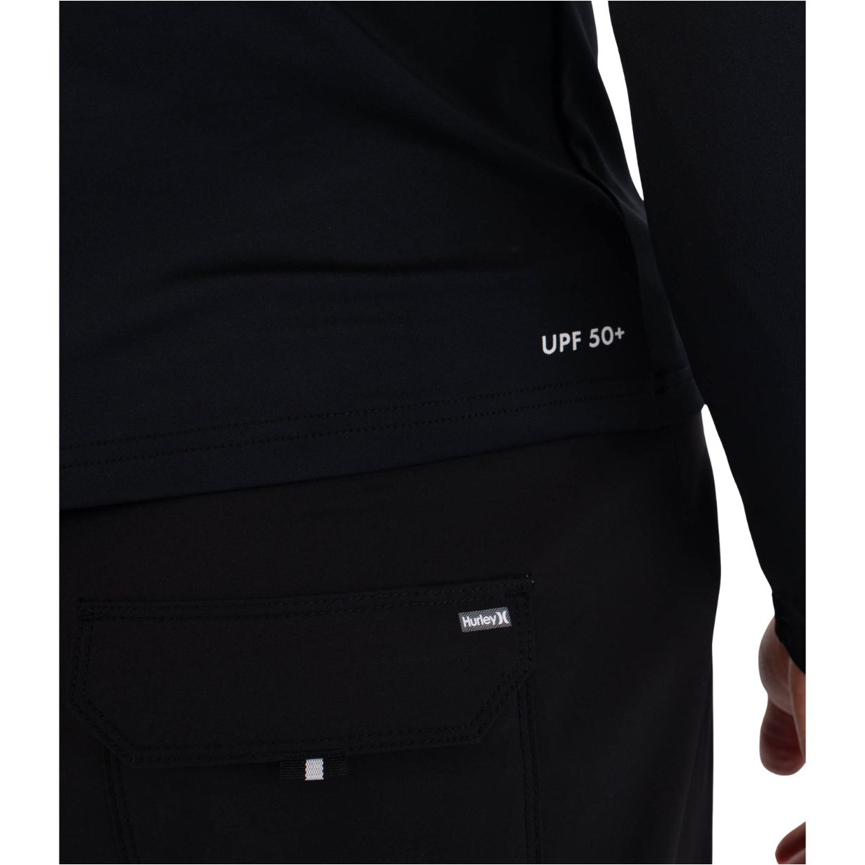 2026 Hurley Heren Slim Fit Icon Circle Long Sleeve Lycra Vest MLEU00008 - Black